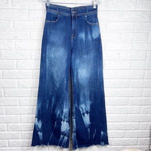 Express Blue Flare & Wide Leg Jeans